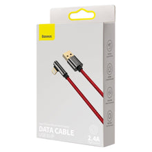 Заредете изображение във визуализатора на галерията – Baseus Legend Mobile Game Elbow Cable USB - Lightning 2,4A 1m red (CACS000109)
