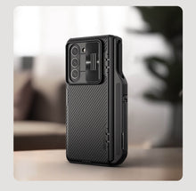 Заредете изображение във визуализатора на галерията – Nillkin CamShield Fold Case for Samsung Galaxy Z Fold 5 5G black (pen holder)
