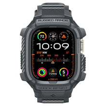Заредете изображение във визуализатора на галерията – Spigen Rugged Armor Pro Case for Apple Watch Ultra 1/2 (49 mm) - Dark Gray
