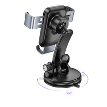 Заредете изображение във визуализатора на галерията – Borofone Car holder BH95 Warrior gravity to windshield black
