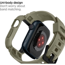 Заредете изображение във визуализатора на галерията – SPIGEN Rugged Armor ”PRO” case for APPLE WATCH 4 / 5 / 6 / 7 / 8 / SE (44 / 45 MM) vintage khaki
