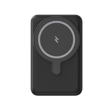 Заредете изображение във визуализатора на галерията – Amazing Thing Power bank Thunder Pro Stand 5000mAh TPM5KSBK - Type C - magnetic with induction charger black

