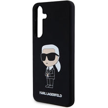 Заредете изображение във визуализатора на галерията – Karl Lagerfeld Silicone Ikonik case for Samsung Galaxy S24+ - black
