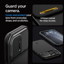 Заредете изображение във визуализатора на галерията – Spigen OPTIK ARMOR MAG MAGSAFE IPHONE 15 PRO BLACK
