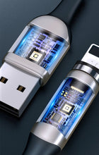 Заредете изображение във визуализатора на галерията – Baseus Zinc magnetic USB cable - Lightning 1.5A 2m black (CALXC-I01)
