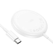 Заредете изображение във визуализатора на галерията – HOCO wireless charger compatybile with MagSafe 15W Enjoy CW52 white
