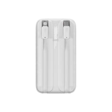 Заредете изображение във визуализатора на галерията – Baseus Comet Series powerbank with display 10000mAh 22.5W - white + USB-A - USB-C 0.3m cable - white
