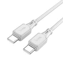 Заредете изображение във визуализатора на галерията – HOCO cable Type C to Type C Power Delivery 60W Assistant X101 gray (30pcs/box)
