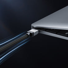 Заредете изображение във визуализатора на галерията – BASEUS cabel USB to Type C CoolPlay Fast Charging 100W 2m black CAKW000701

