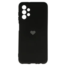 Заредете изображение във визуализатора на галерията – Vennus Silicone Heart Case for Samsung Galaxy A13 4G design 1 black
