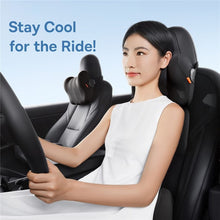 Заредете изображение във визуализатора на галерията – BASEUS ComfortRide Series Car Cooling Headrest Cluster Black C20036402111-00
