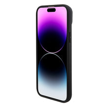Заредете изображение във визуализатора на галерията – Original Case BMW Magsafe Signature Logo Imprint BMHMP15SSLLBK for Iphone 15 black
