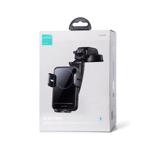 Заредете изображение във визуализатора на галерията – Joyroom induction charger phone holder 15W (dashboard / air vent) black (JR-ZS219)
