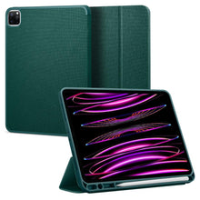 Заредете изображение във визуализатора на галерията – Spigen URBAN FIT IPAD PRO 12.9 2021 / 2022 MIDNIGHT GREEN
