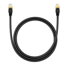 Заредете изображение във визуализатора на галерията – Baseus fast network cable RJ-45 cat.8 40Gbps 1m round - black
