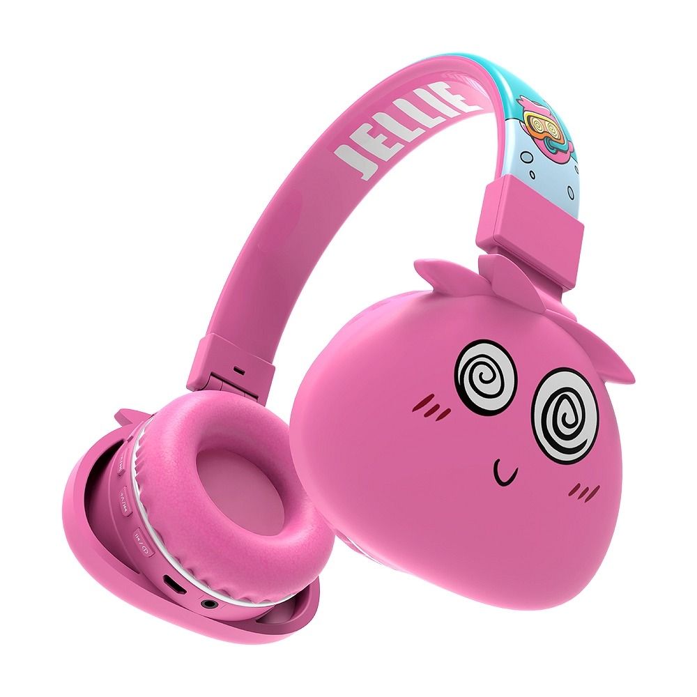 Безжични слушалки jellie monster jellie ylfs-09bt розови