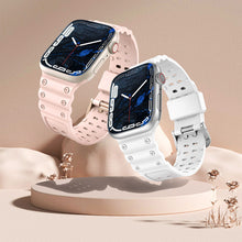 Заредете изображение във визуализатора на галерията – Strap Triple Protection strap for Apple Watch SE, 8, 7, 6, 5, 4, 3, 2, 1 (41, 40, 38 mm) band bracelet black
