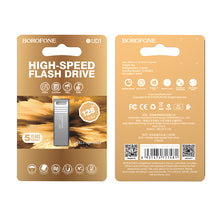 Заредете изображение във визуализатора на галерията – Borofone Pendrive BUD1 Nimble USB 2.0 128GB
