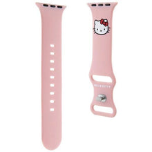Заредете изображение във визуализатора на галерията – Hello Kitty Silicone Kitty Head strap for Apple Watch 38/40/41mm - pink

