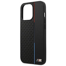 Заредете изображение във визуализатора на галерията – Original Case BMW M Collection Triangles Hardcase BMHCP13LTRTBK for Iphone 13/13 Pro Black

