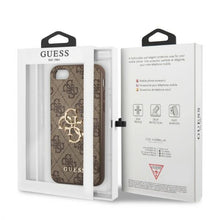 Заредете изображение във визуализатора на галерията – Guess GUHCI84GMGBR iPhone 7/8/SE 2020/2022 brown/brown hardcase 4G Big Metal Logo
