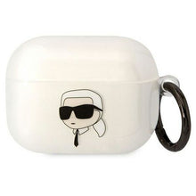 Заредете изображение във визуализатора на галерията – Karl Lagerfeld KLAPHNIKTCT AirPods Pro cover transparent Karl`s Head
