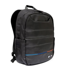 Заредете изображение във визуализатора на галерията – Backpack BMW BMBP15PUCARTCBK 16" black/black Carbon&amp;Nylon Tricolor
