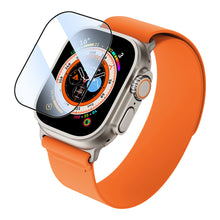 Заредете изображение във визуализатора на галерията – Baseus tempered glass for Apple Watch Ultra 49mm transparent + cleaning kit

