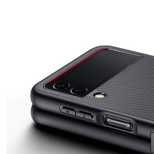 Заредете изображение във визуализатора на галерията – Dux Ducis Fino case is made of nylon material for Samsung Galaxy Z Flip4 black
