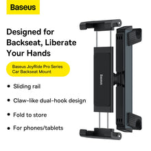 Заредете изображение във визуализатора на галерията – BASEUS JoyRide Pro Backseat Car Mount Black SUTQ000001
