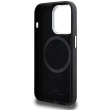 Заредете изображение във визуализатора на галерията – BMW Signature Wrapped Metal MagSafe case for iPhone 14 Pro Max - black
