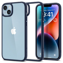 Заредете изображение във визуализатора на галерията – Spigen ultra hybrid гръб за iphone 14 navy blue - TopMag
