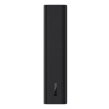 Заредете изображение във визуализатора на галерията – Baseus Adaman2 powerbank with digital display 10000mAh 30W 2 x USB / 1x USB Type C Overseas Edition PD QC SCP black (PPAD040101)
