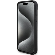 Заредете изображение във визуализатора на галерията – Mercedes Smooth Leather MagSafe case for iPhone 15 - black

