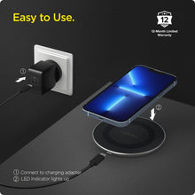 Заредете изображение във визуализатора на галерията – Spigen PF2104G ARCFIELD WIRELESS CHARGER 15W BLACK
