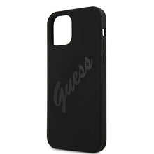 Заредете изображение във визуализатора на галерията – Guess GUHCP12MLSVSBK iPhone 12/12 Pro 6,1" czarny/black hardcase Script Vintage
