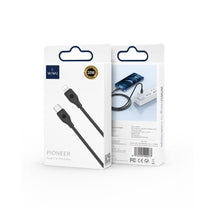 Заредете изображение във визуализатора на галерията – WiWU - Pioneer Series Data Cable Wi-C002 USB C to Lightning 30W - black
