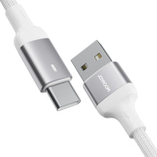Заредете изображение във визуализатора на галерията – Joyroom USB cable - USB C 3A for fast charging and data transfer A10 Series 2 m white (S-UC027A10)
