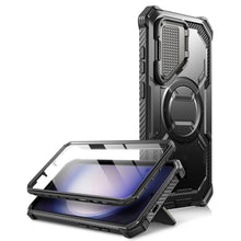 Заредете изображение във визуализатора на галерията – IBLSN Armorbox Mag Supcase case with MagSafe for Samsung Galaxy S24+ - black
