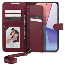 Заредете изображение във визуализатора на галерията – Spigen WALLET "S" PLUS GALAXY S23+ PLUS BURGUNDY

