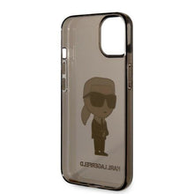 Заредете изображение във визуализатора на галерията – Karl Lagerfeld KLHCP14SHNIKTCK iPhone 14 6.1" black/black hardcase Ikonik Karl Lagerfeld
