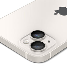 Заредете изображение във визуализатора на галерията – Spigen OPTIK.TR ”EZ FIT” CAMERA PROTECTOR 2-PACK IPHONE 14 / 14 PLUS STARLIGHT
