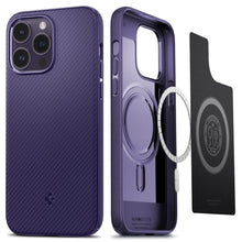 Заредете изображение във визуализатора на галерията – SPIGEN Mag Armor case for IPHONE 14 PRO MAX deep purple
