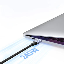 Заредете изображение във визуализатора на галерията – Ugreen US535 USB-C / USB-C PD cable 240W 5A 1m - gray
