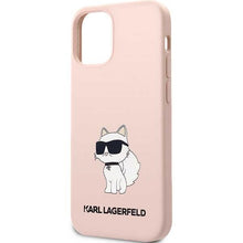 Заредете изображение във визуализатора на галерията – Karl Lagerfeld KLHCP12MSNCHBCP iPhone 12 /12 Pro 6.1" hardcase pink/pink Silicone Choupette
