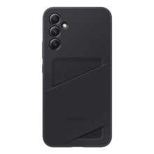 Заредете изображение във визуализатора на галерията – Samsung Card Slot Cover Case for Samsung Galaxy A34 5G card wallet case black (EF-OA346TBEGWW)
