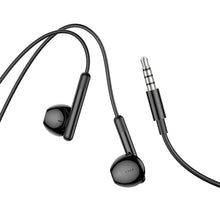 Заредете изображение във визуализатора на галерията – Hoco earphones for jack 3,5mm m93 black - TopMag
