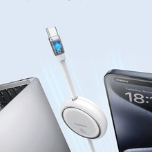 Заредете изображение във визуализатора на галерията – Baseus Free2Draw Mini USB-C - USB-C 100W 1m retractable cable - white
