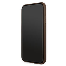 Заредете изображение във визуализатора на галерията – Guess GUHCN654GMGBR iPhone 11 Pro Max brązowy/brown hardcase 4G Big Metal Logo
