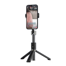 Заредете изображение във визуализатора на галерията – Selfie stick / telescopic pole with tripod Dudao F18B - black
